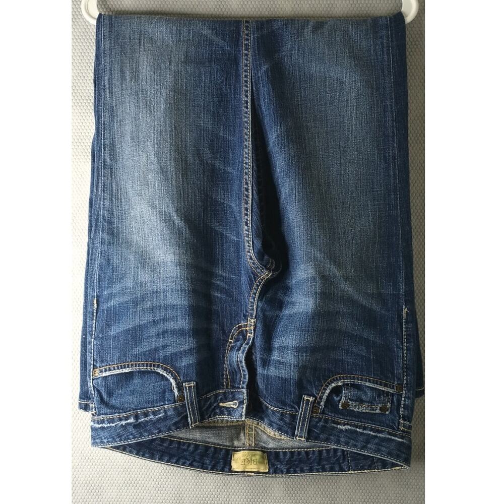 BKE Jeans Madison Bootcut Womens 30x33 1/2 Low Rise Blue Denim Dark Wash Stretch